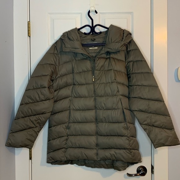 Denver Hayes Jackets & Blazers - Denver Hayes T-Max Winter Puffer Jacket Coat HyperDri Taupe Women’s 2XL High Low